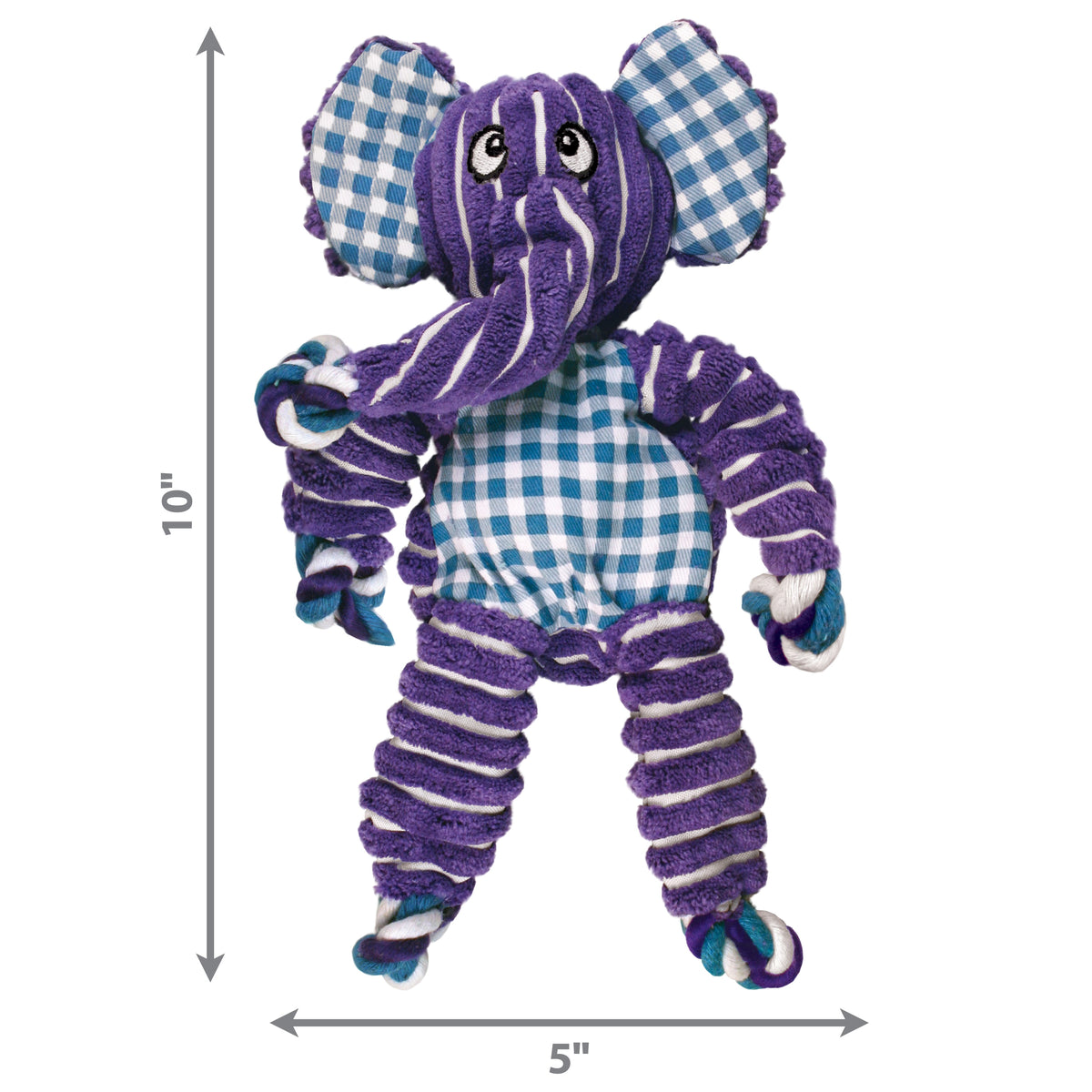 KONG® Floppy Knots Elephant Dog Rope Toy Small/Medium