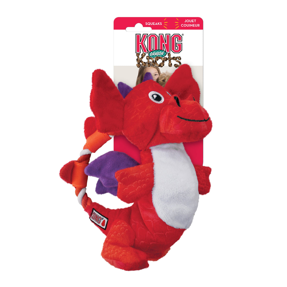 KONG® Dragon Knots Dog Rope Toy Assorted Medium/Large