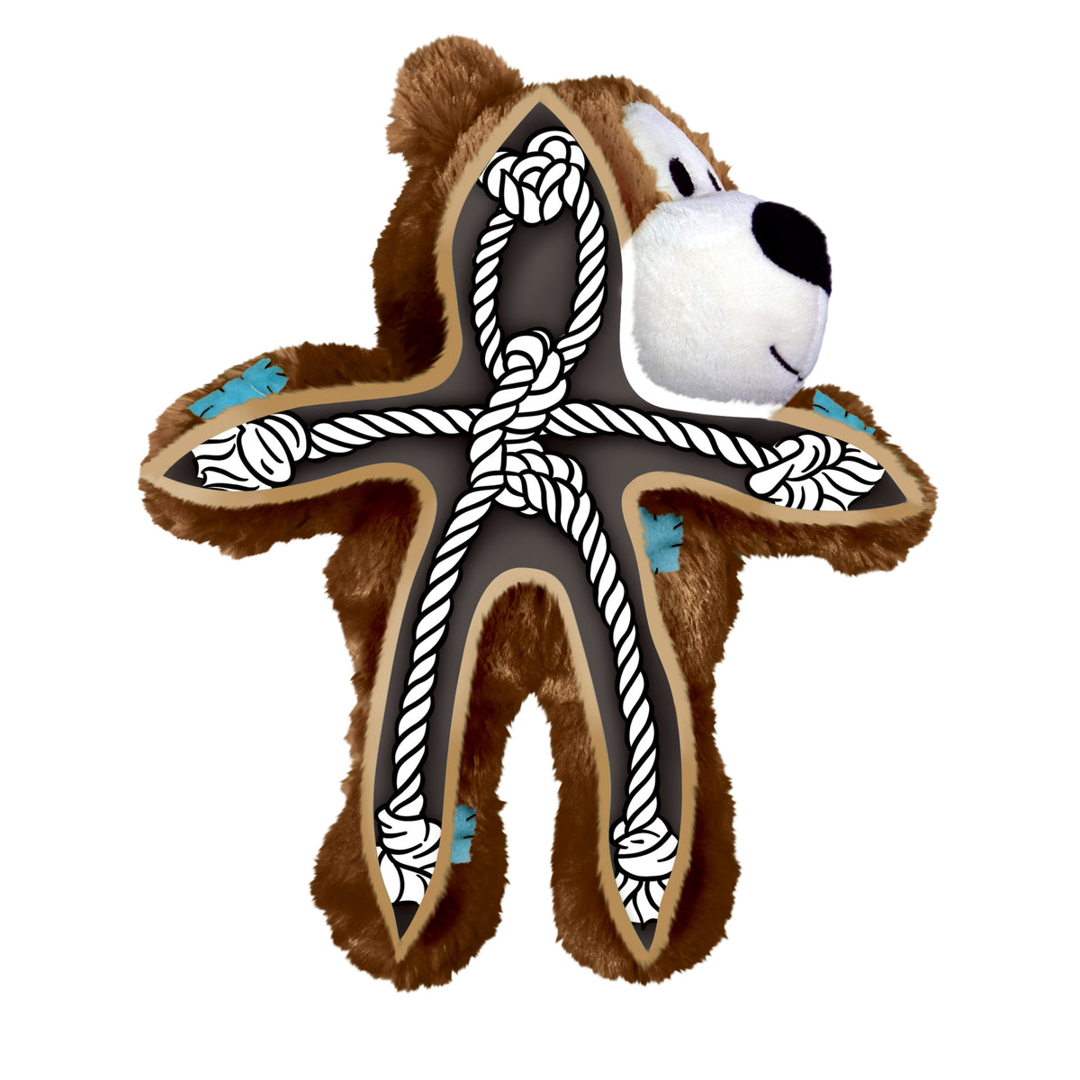 KONG® Wild Knots Bear Dog Rope Toy Assorted Medium/Large