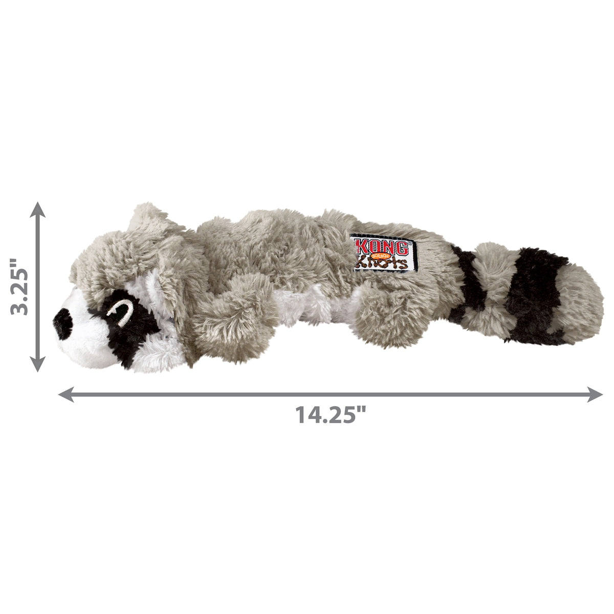 KONG® Scrunch Knots Raccoon Dog Rope Toy Medium/Large