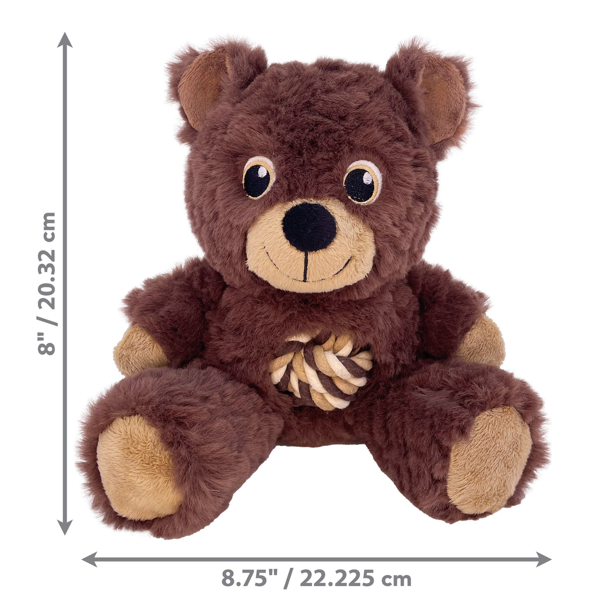 KONG® Knots Teddy Dog Rope Toy Assorted Medium
