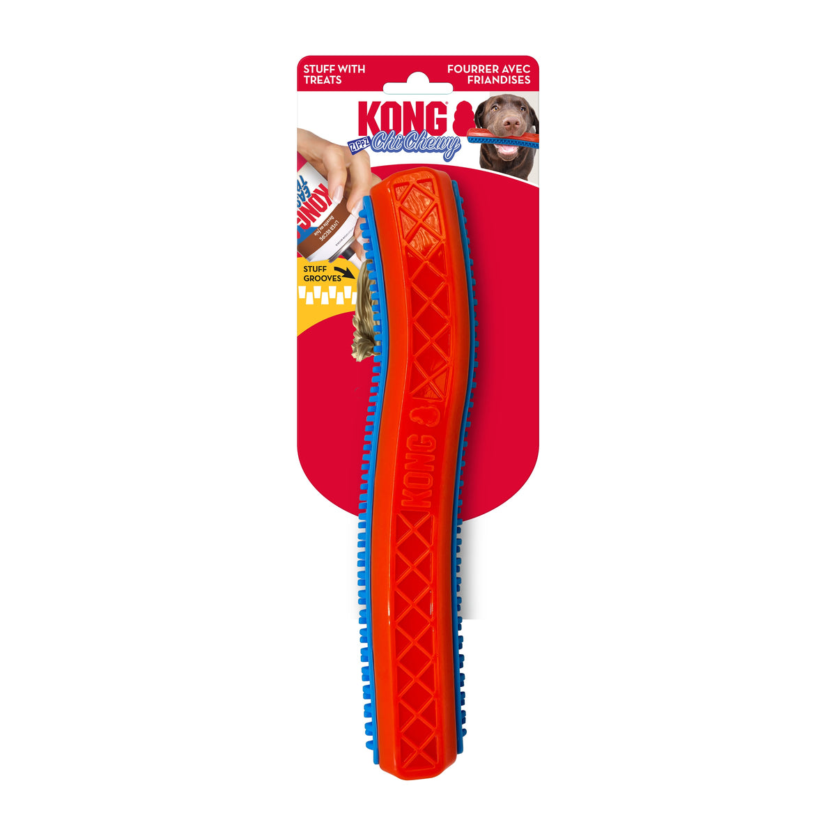 KONG® ChiChewy Zippz Stick Dog Chew Toy Large