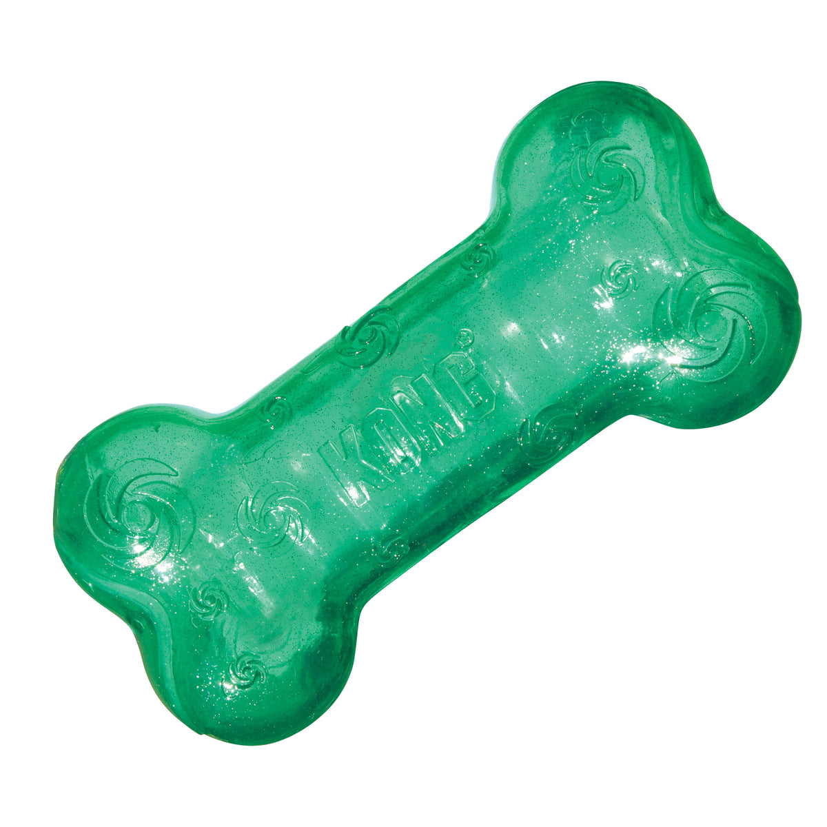 KONG® Squeezz® Crackle Bone Dog Fetch Toy Assorted Large