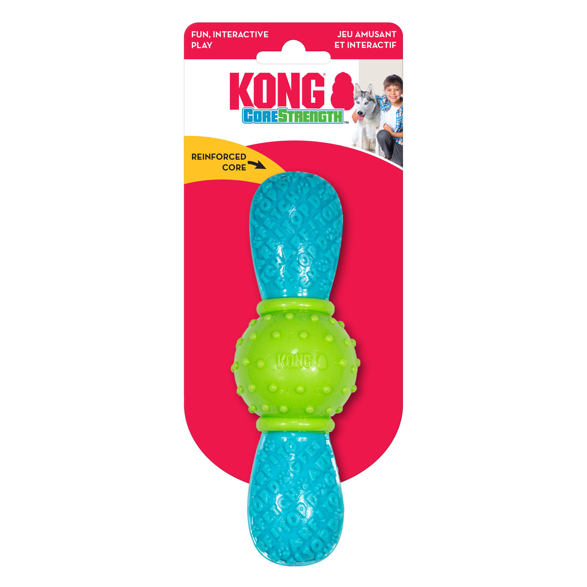 KONG® CoreStrength™ Bow Tie Dog Chew Toy Medium/Large