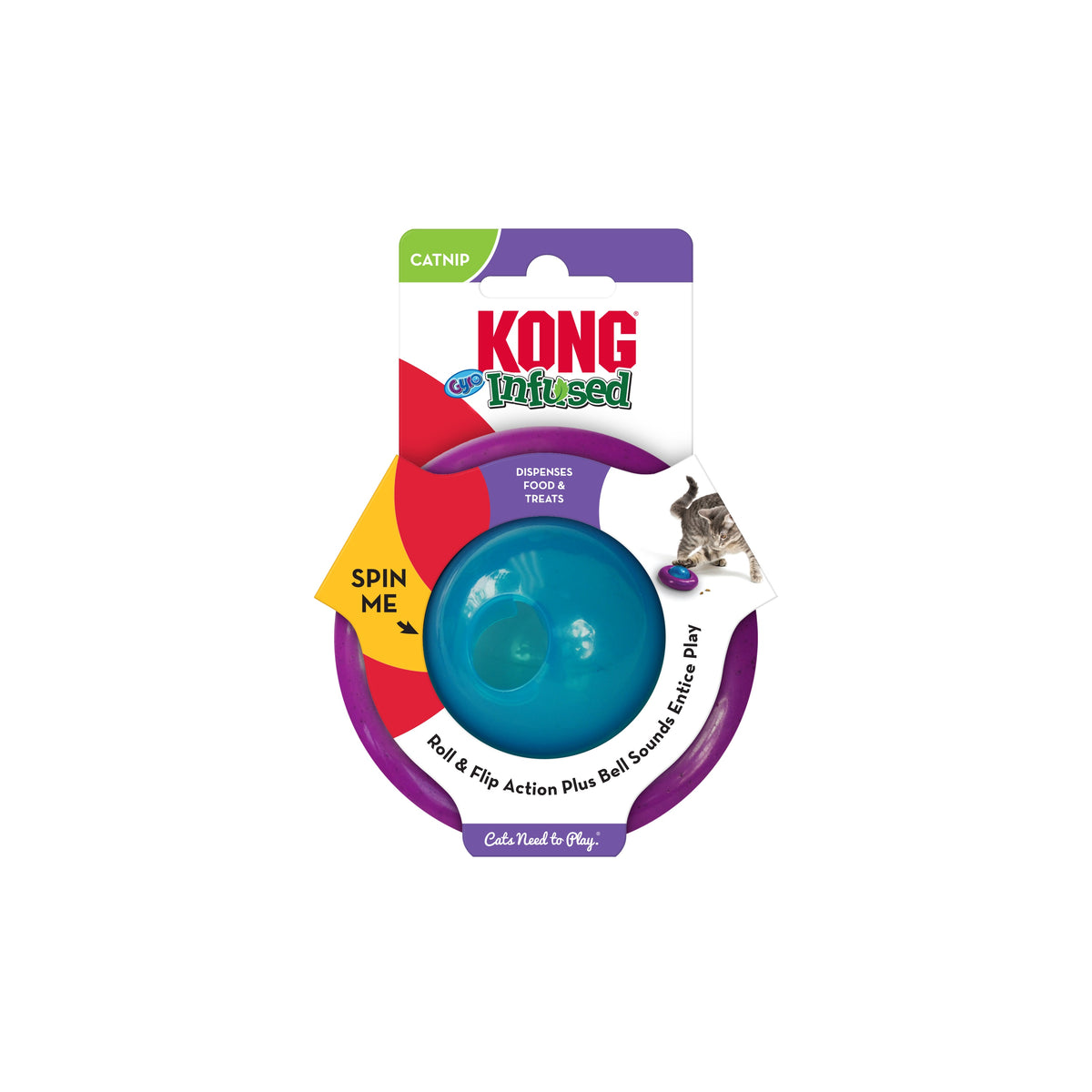 KONG® Infused™ Cat Gyro Toy