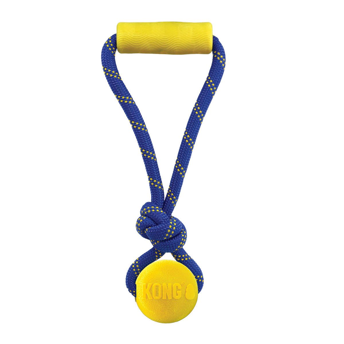 KONG® Jaxx Brights Tug w/Ball Dog Toy Assorted Medium
