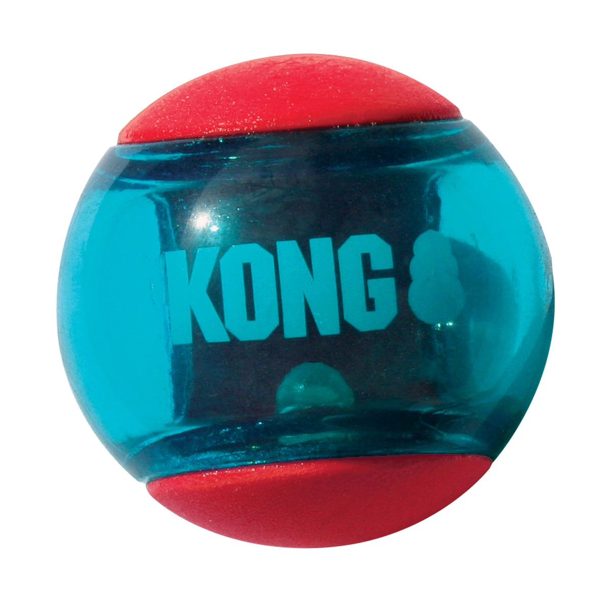 KONG® Squeezz Action Ball Dog Chew Toy Red Medium