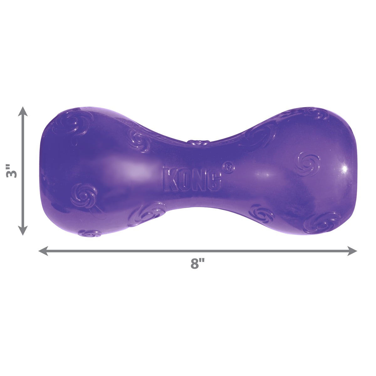 KONG® Squeezz Dumbbell Dog Chew Toy Assorted Large