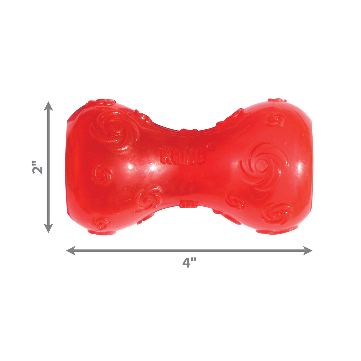 KONG® Squeezz Dumbbell Dog Chew Toy Assorted Small
