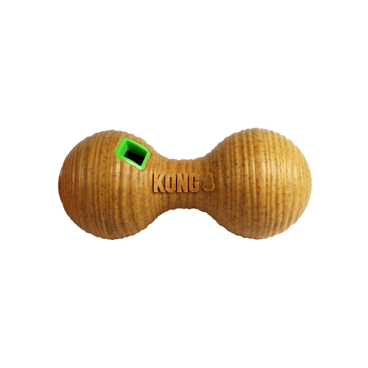 KONG® Bamboo Feeder Dumbbell Dog Enrichment Toy Medium