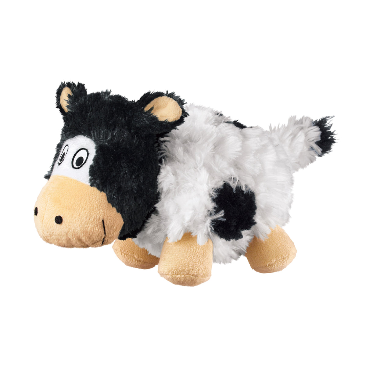 KONG® Cruncheez™ Barnyard Cow Dog Plush Toy Large