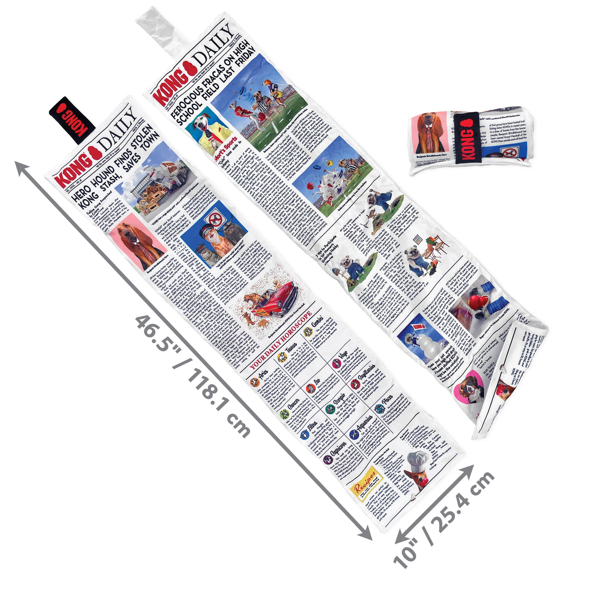 KONG® Daily Newspaper Dog Tug Toy XL