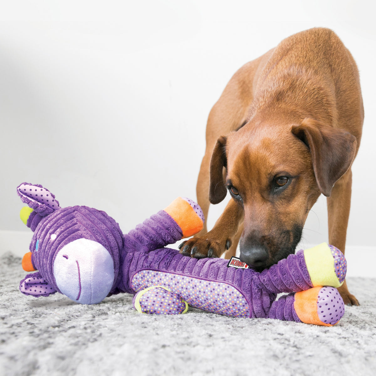 KONG® Patches Adorables Giraffe Dog Plush Toy XL