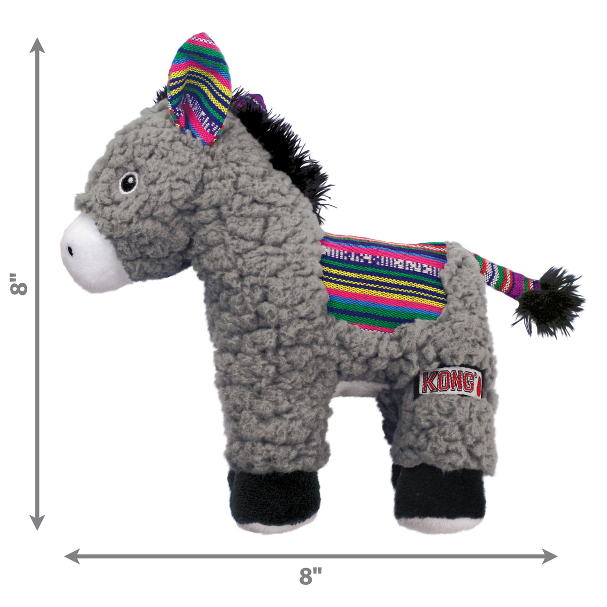 KONG® Sherps Donkey Dog Plush Toy Medium