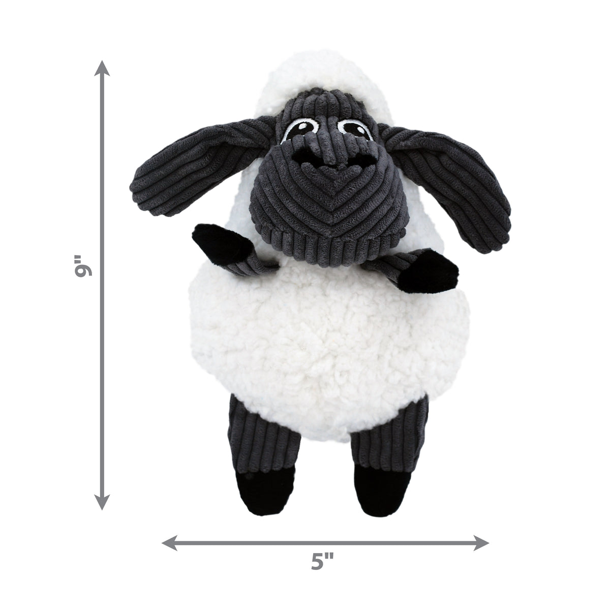 KONG® Sherps Floofs Sheep Dog Plush Toy Medium