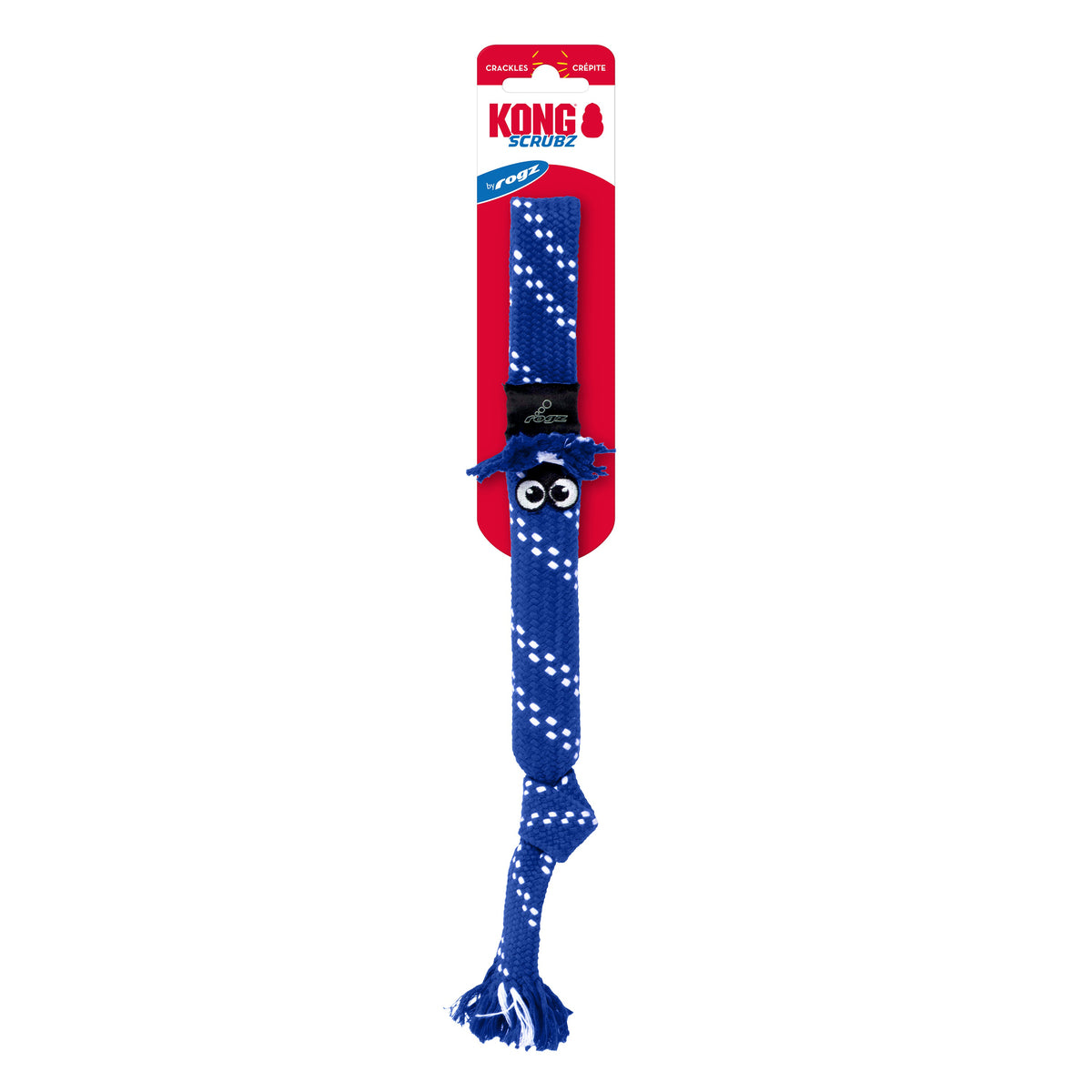 KONG® Scrubz by ROGZ® Dog Tug Toy Assorted Large