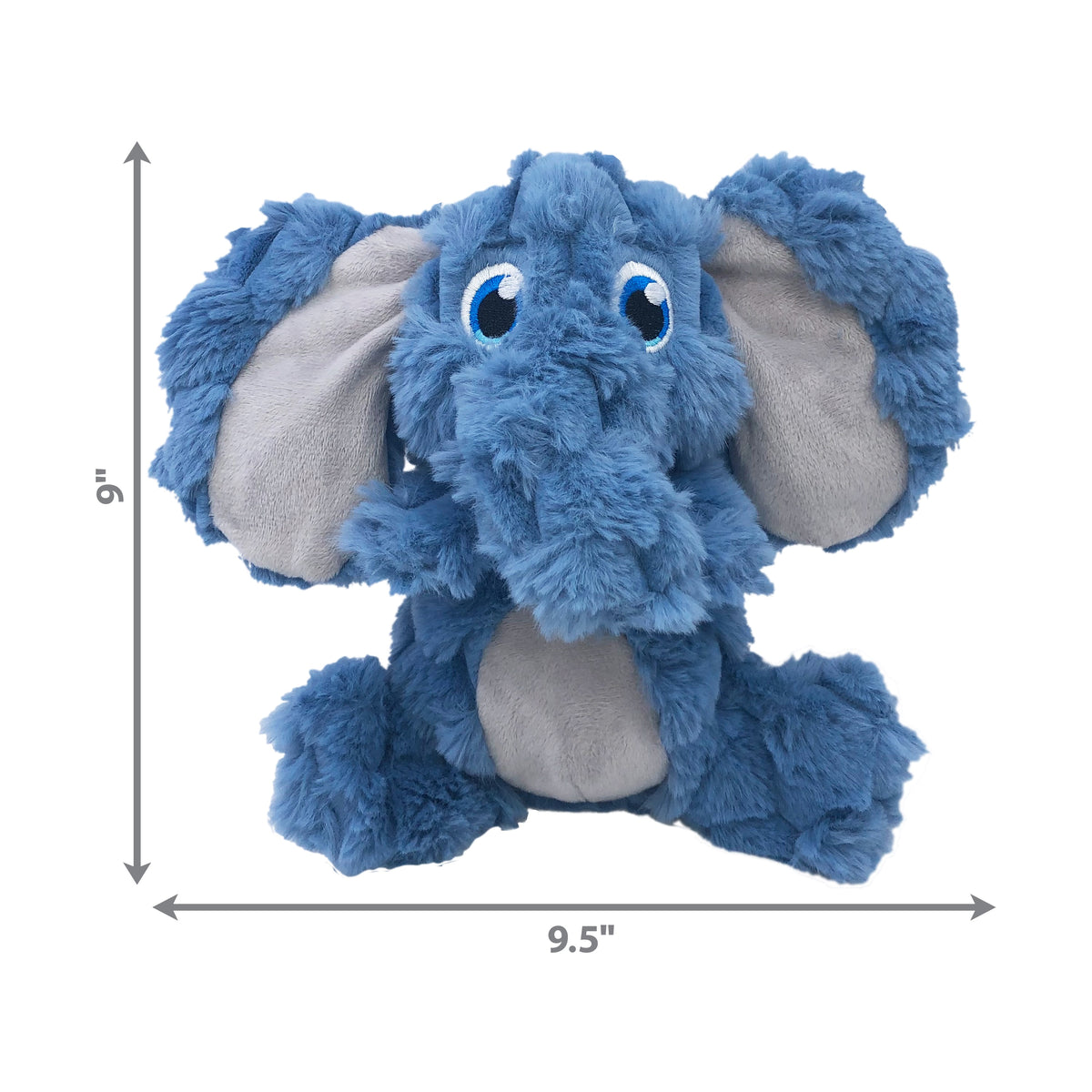 KONG® Scrumplez Elephant Dog Plush Toy Medium