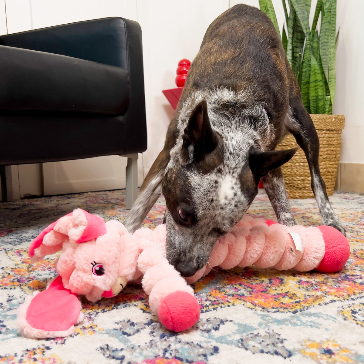 KONG® Shakers™ Crumples Bunny Dog Plush Toy XL