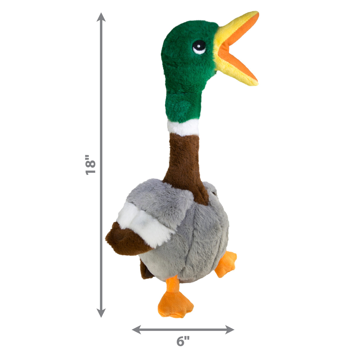 KONG® Shakers™ Honkers Duck Dog Plush Toy Large