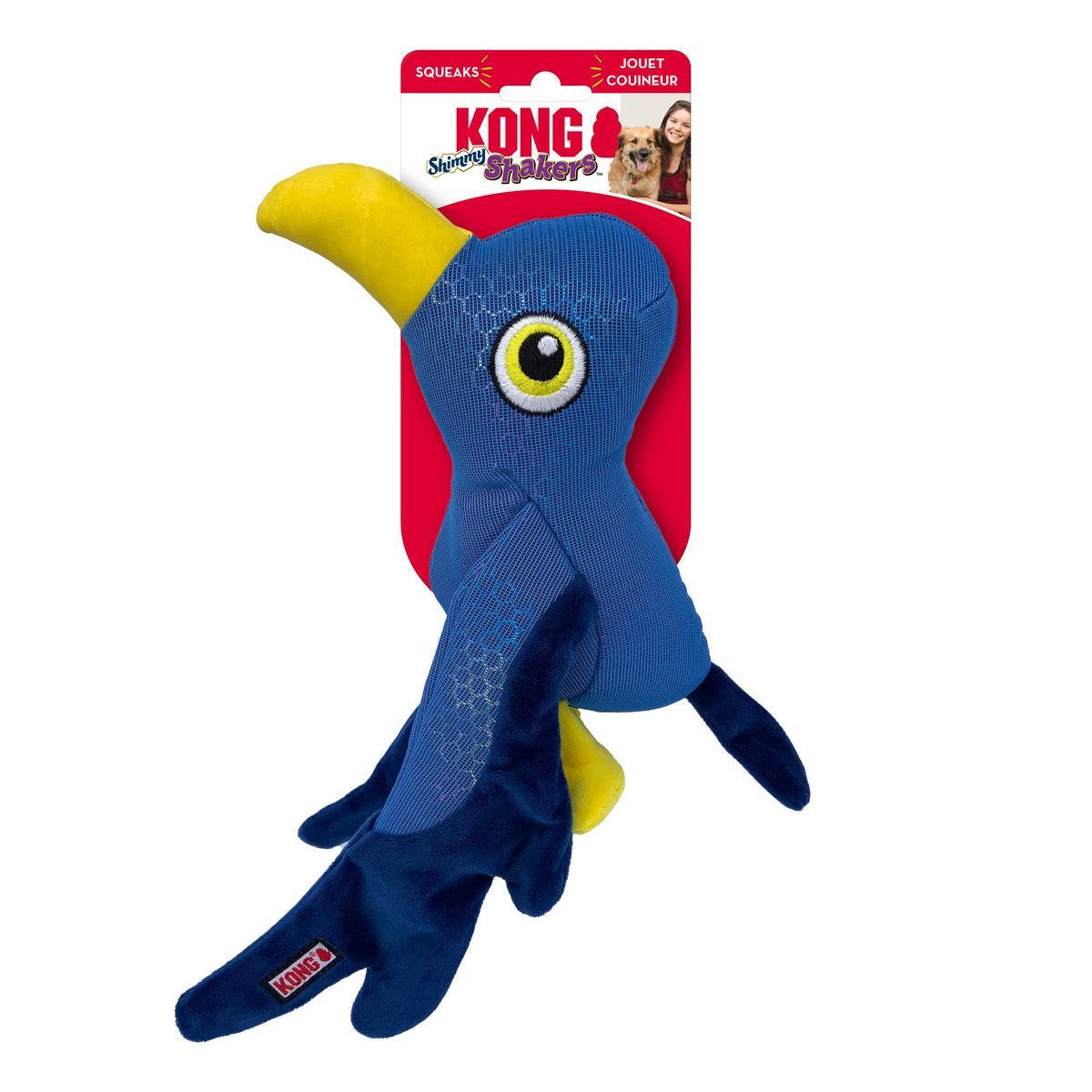 KONG® Shakers™ Shimmy Seagull Dog Plush Toy Medium