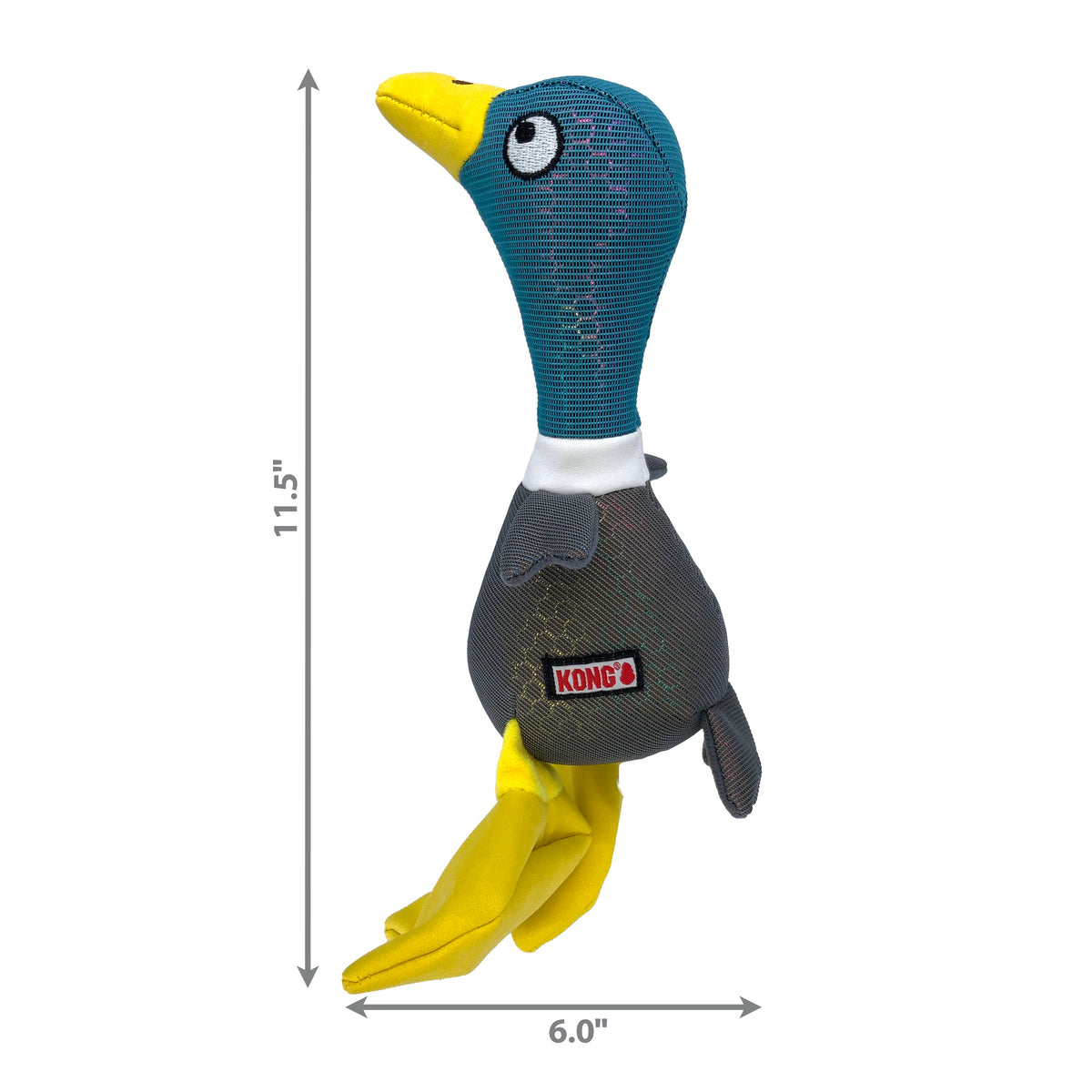 KONG® Shakers™ Shimmy Mallard Dog Plush Toy Medium