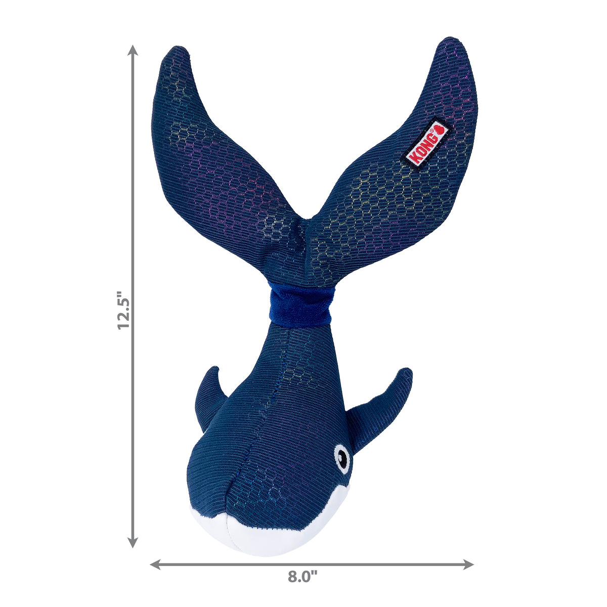 KONG® Shakers™ Shimmy Whale Dog Plush Toy Medium