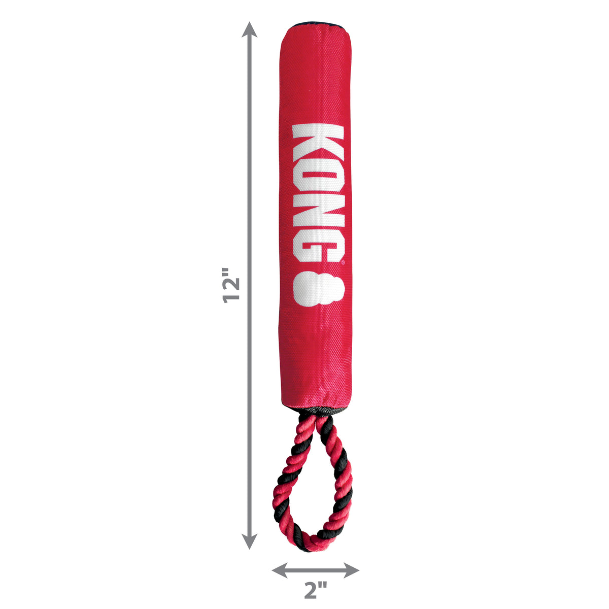 KONG® Signature Stick w/Rope Dog Fetch Toy Medium