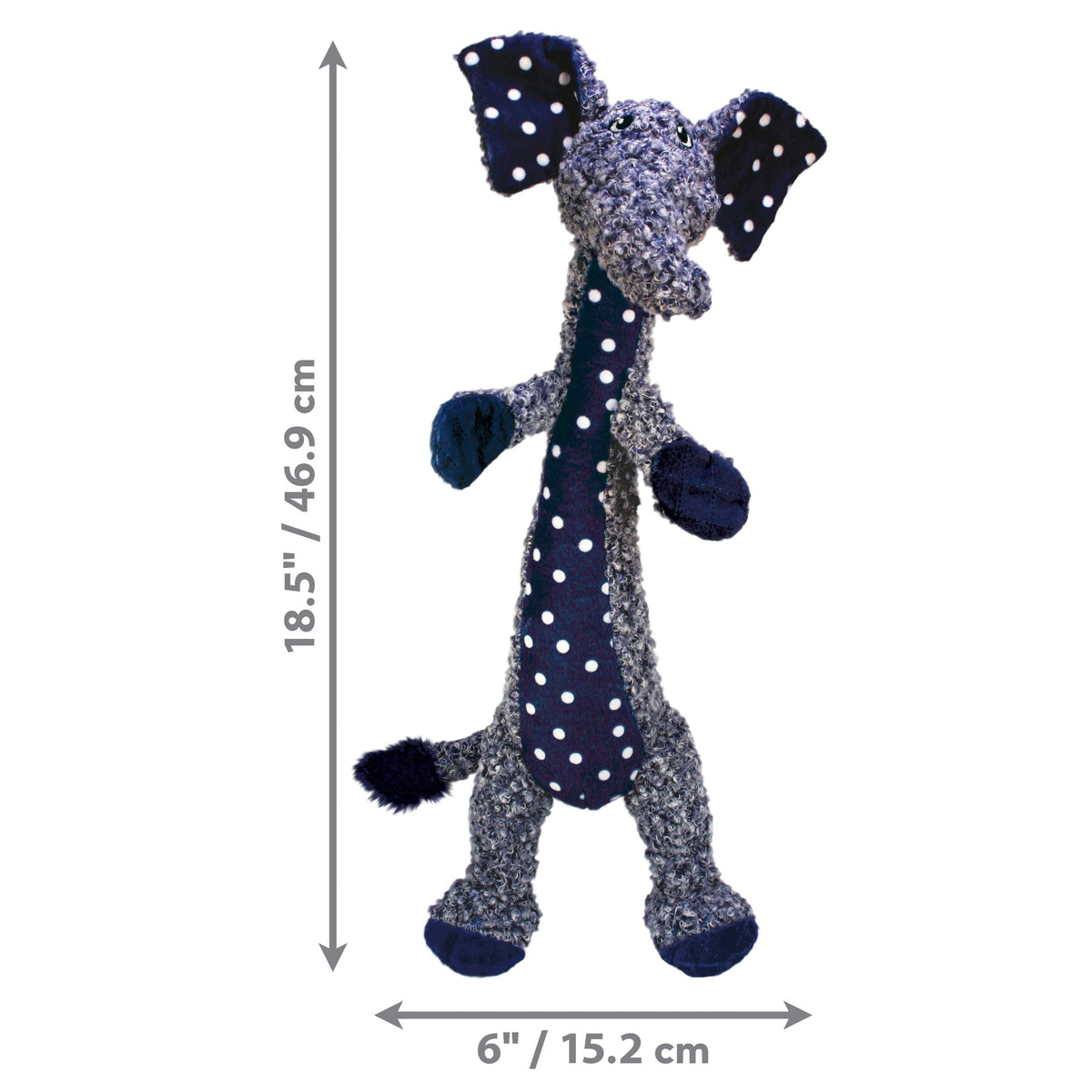 KONG® Shakers™ Luvs Elephant Dog Plush Toy Small