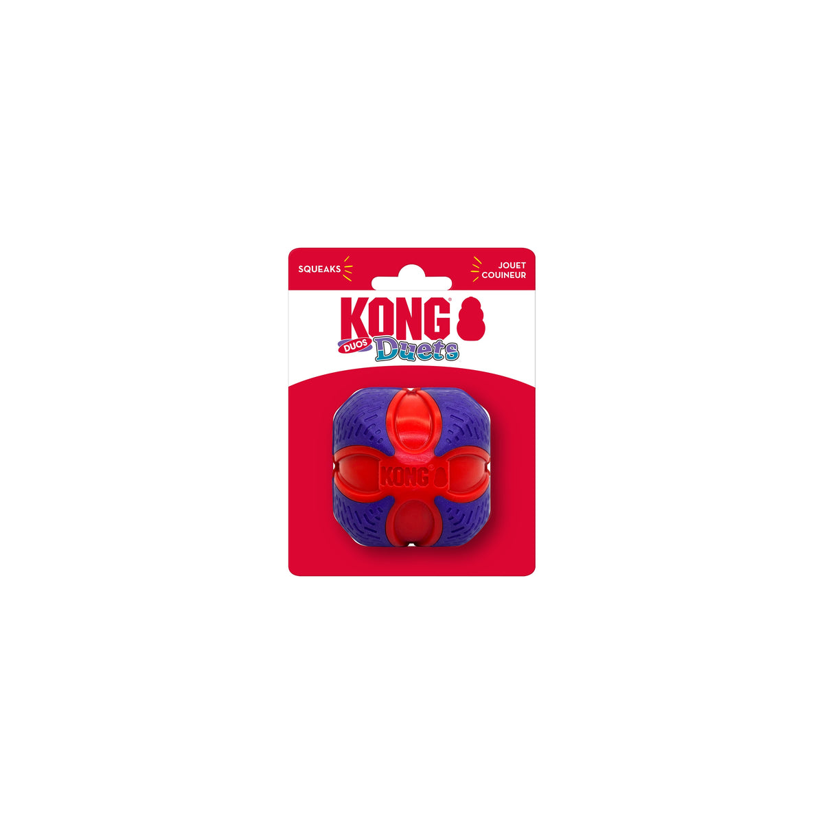 KONG® Duets Duos Ball Dog Fetch Toy Medium
