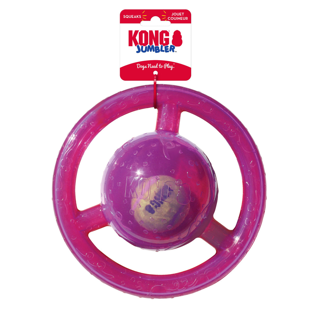 KONG® Jumbler™ Disc Dog Enrichment Toy Assorted Large/XL