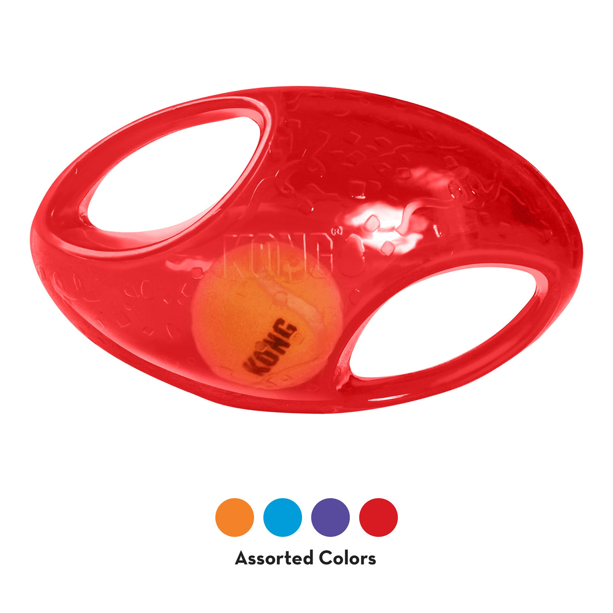 KONG® Jumbler™ Football Dog Enrichment Toy Assorted Large/XL