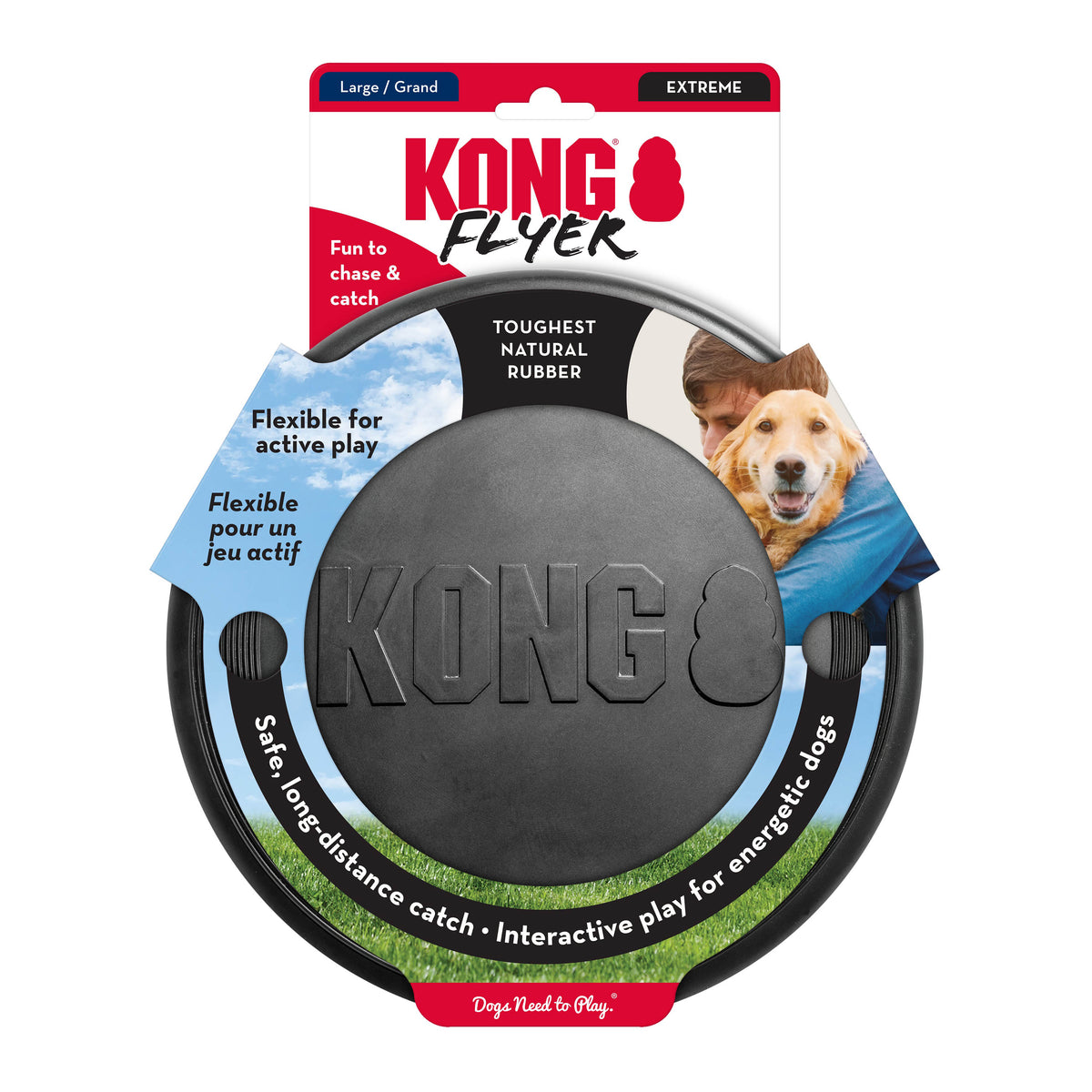 KONG® Extreme Flyer® Dog Fetch Toy Large