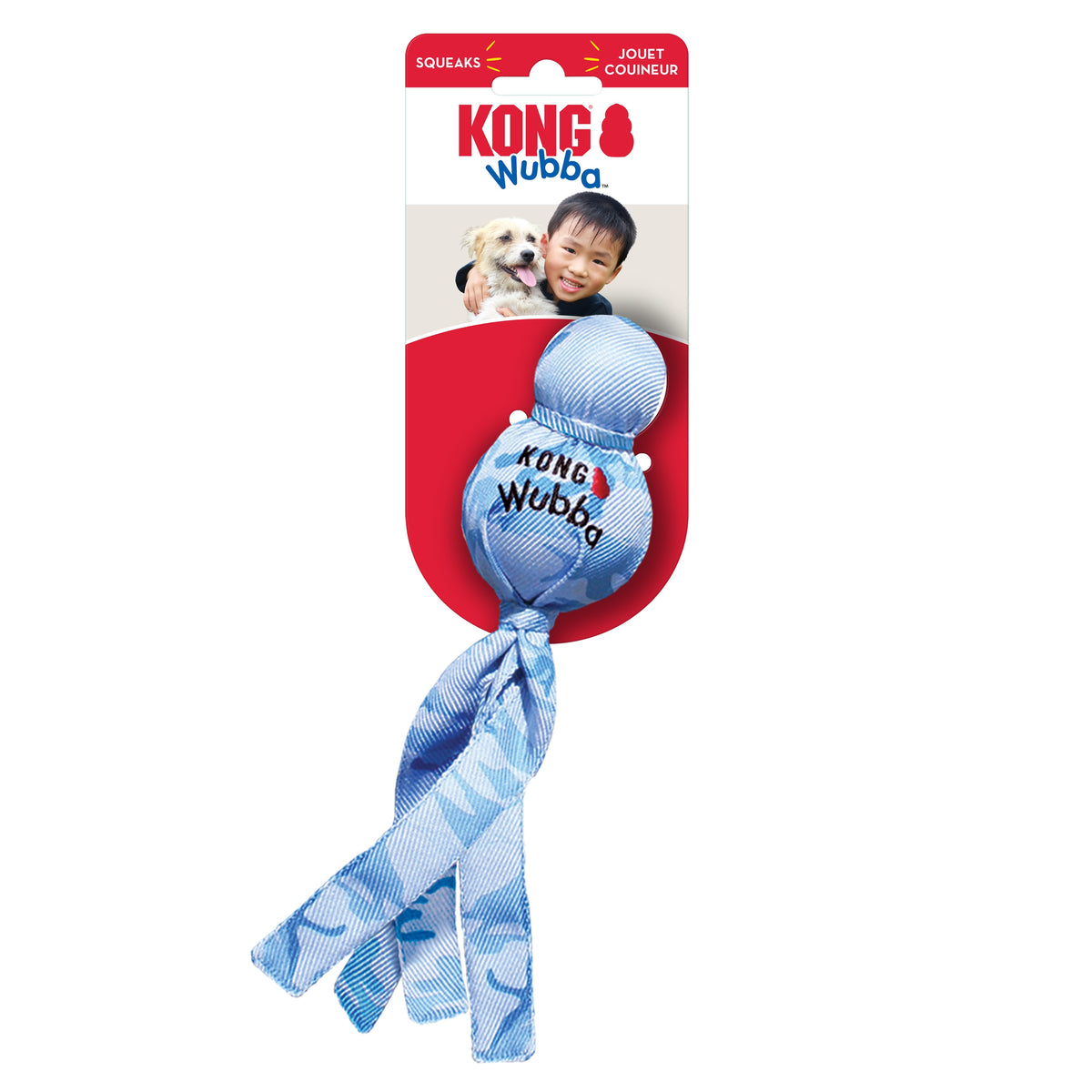 KONG® Wubba Camo Dog Tug Toy Assorted Small