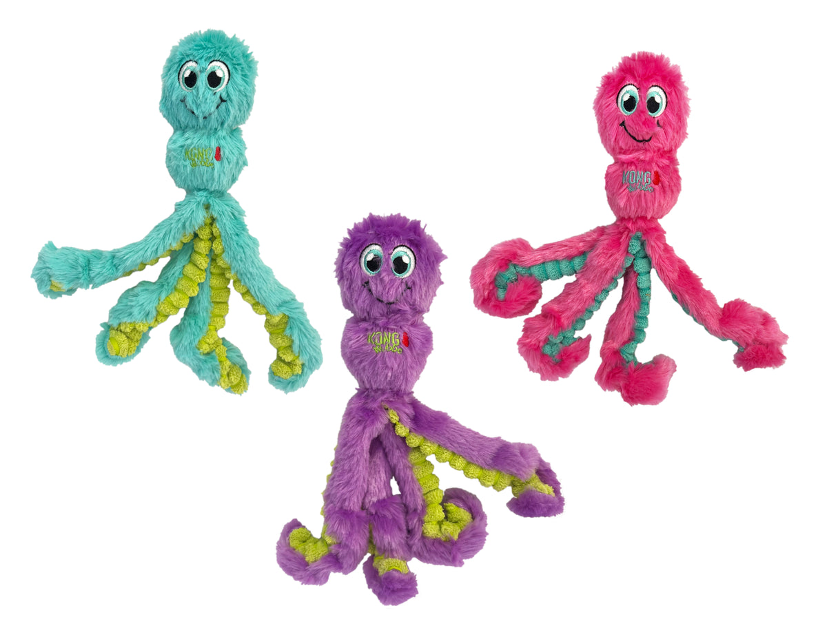 KONG® Wubba Octopus Dog Tug Toy Assorted Large
