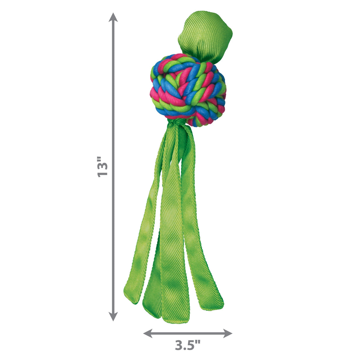 KONG® Wubba Weaves Dog Tug Toy Assorted Large