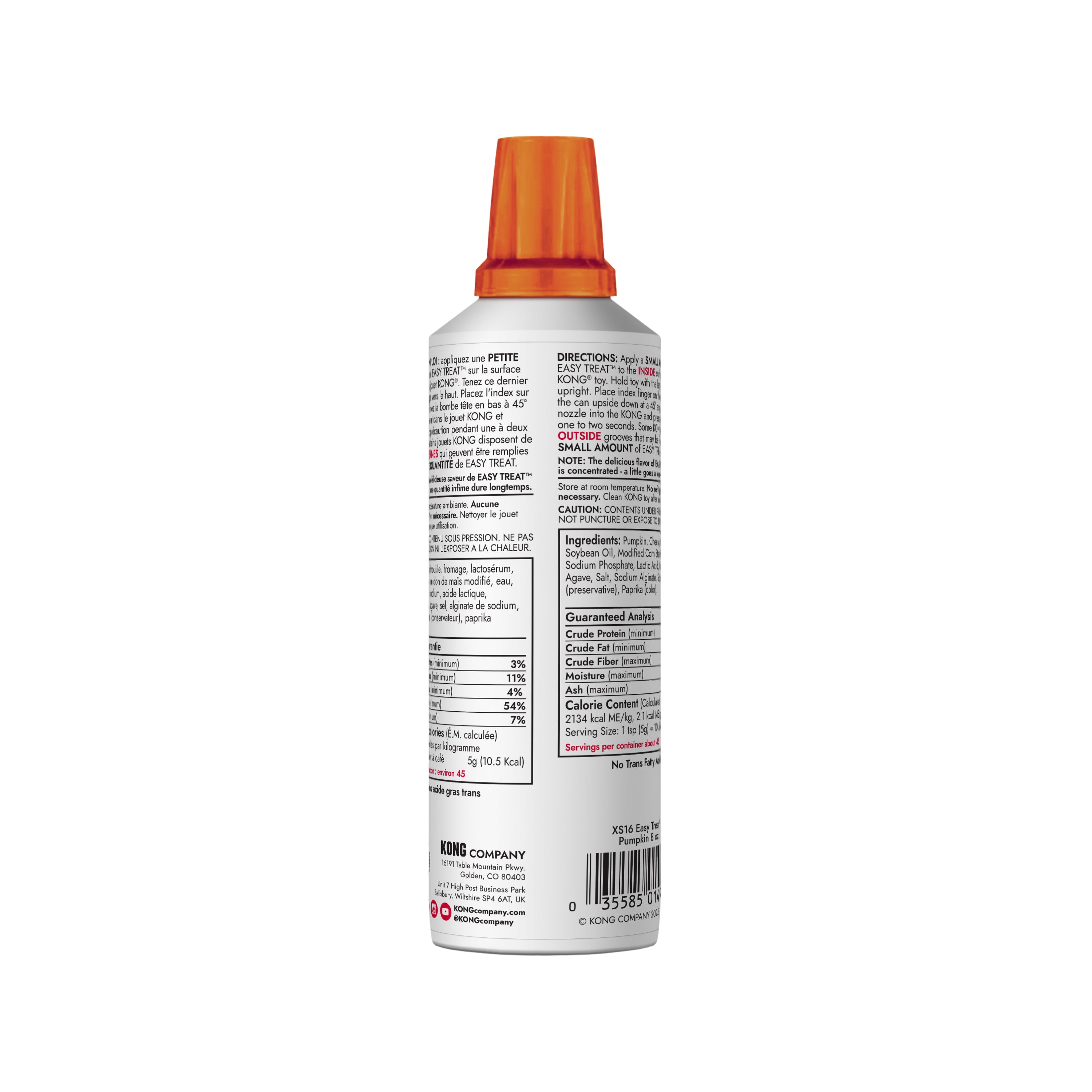 KONG Easy Treat® Pumpkin 8 oz
