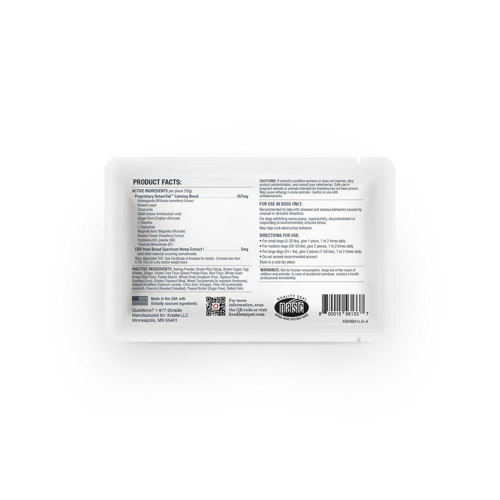 Kradle CBD Bliss Bar 1ct