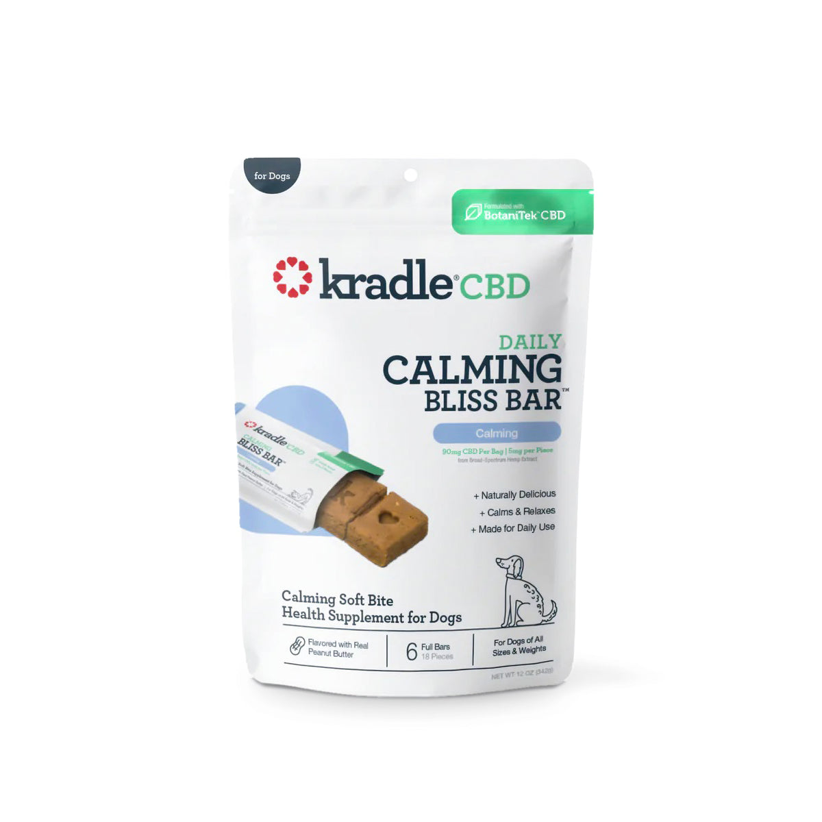 Kradle CBD Bliss Bar 6ct