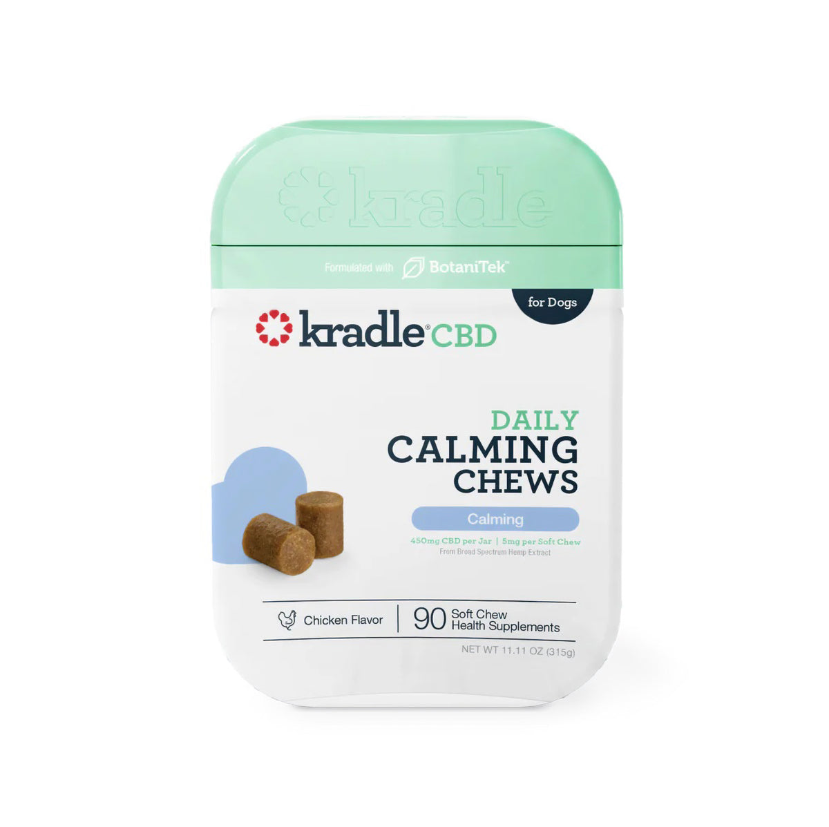 Kradle CBD Chews Chicken 90ct