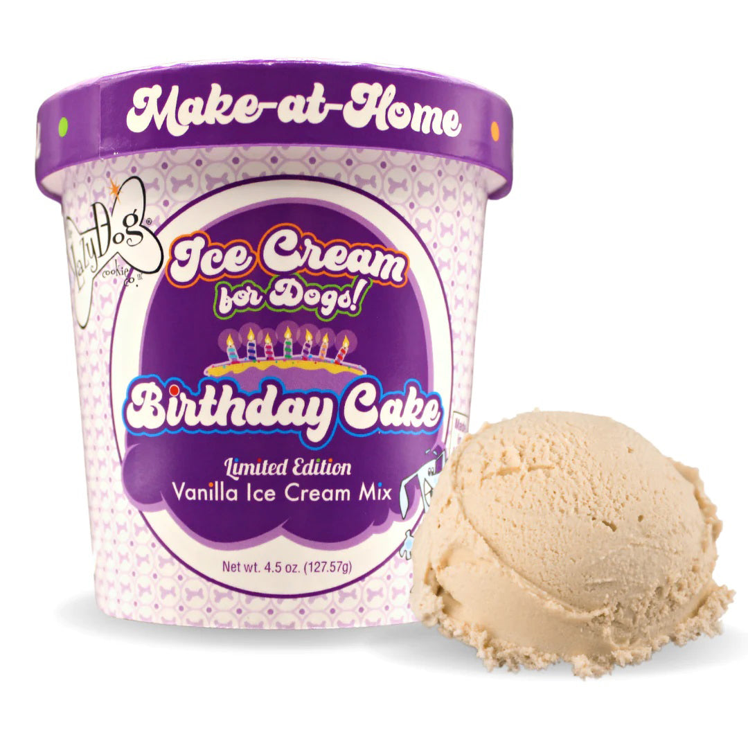 Lazy Dog Make at Home Birthday Ice Cream Mix w/Sprinkles Dog Treat 4.5oz