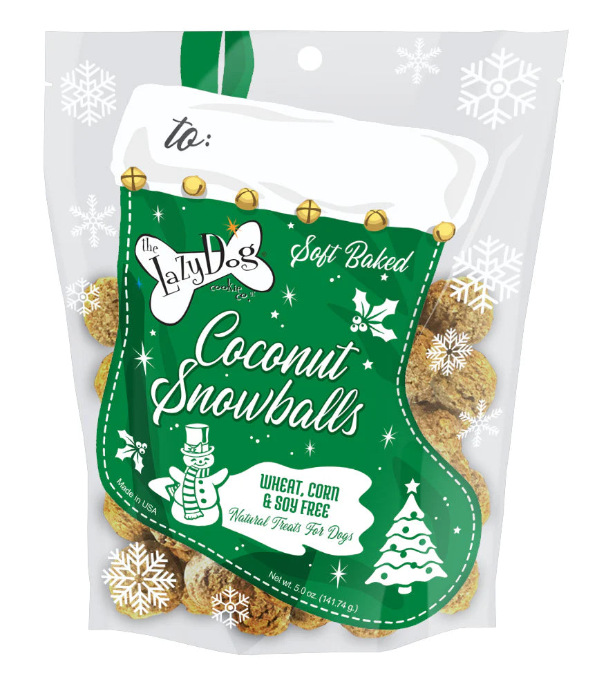 Lazy Dog Coconut Snowballs Stocking Dog Treat