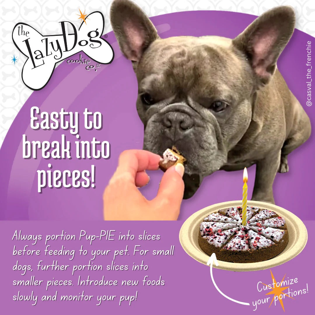 Lazy Dog Happy Birthday Pup-PIE for a Special Dog Treat 5oz - Case of 8    
Individual UPC 894137000336
