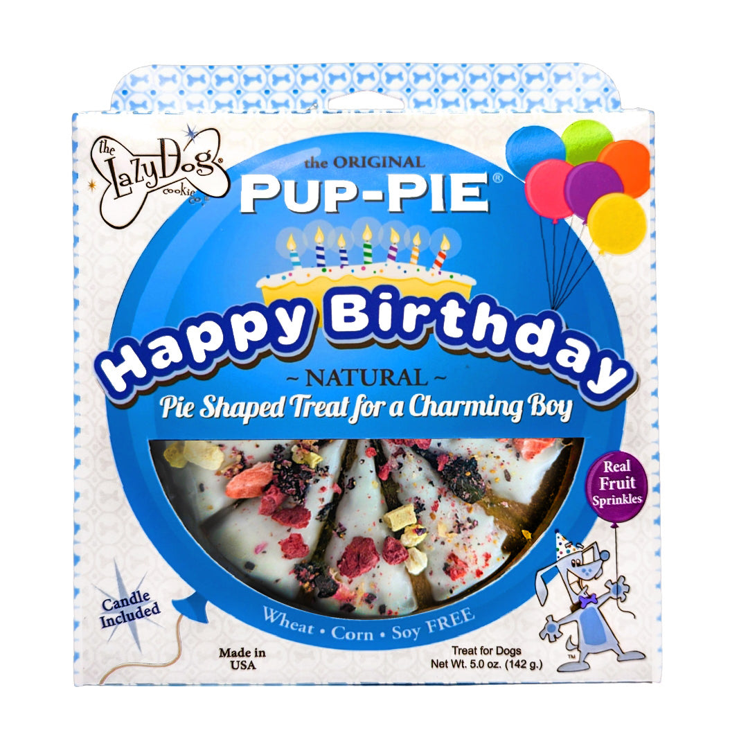 Lazy Dog Happy Birthday Pup-PIE for a Charming Boy Dog Treat 5oz - Case of 8   
Individual UPC 814272011530
