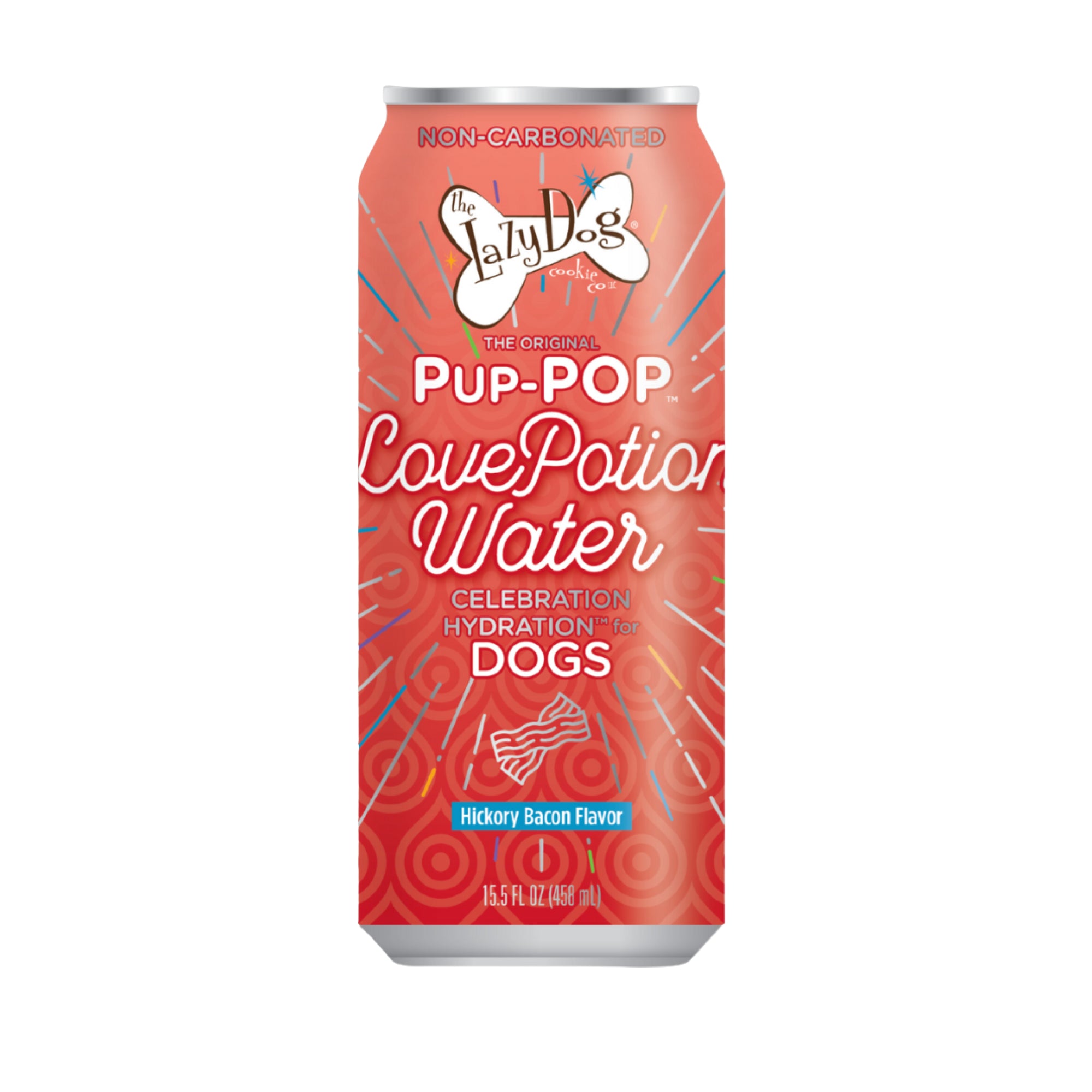 Lazy Dog Pup-POP  Love Potion Water Hickory Bacon Flavor Case of 4