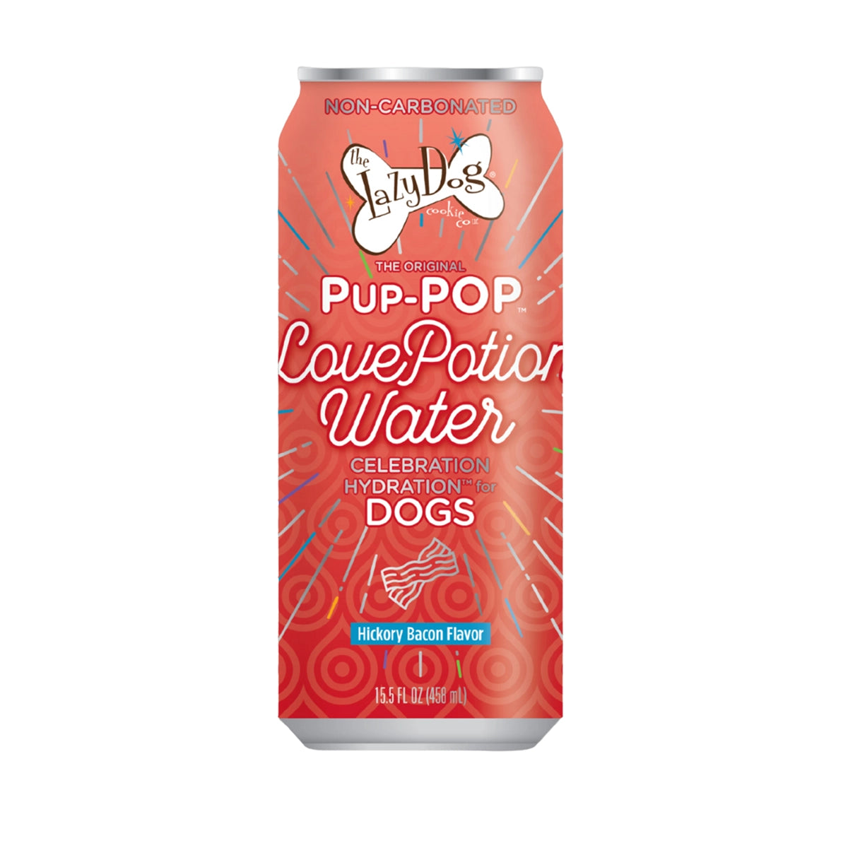 Lazy Dog Pup-POP  Love Potion Water Hickory Bacon Flavor Case of 4