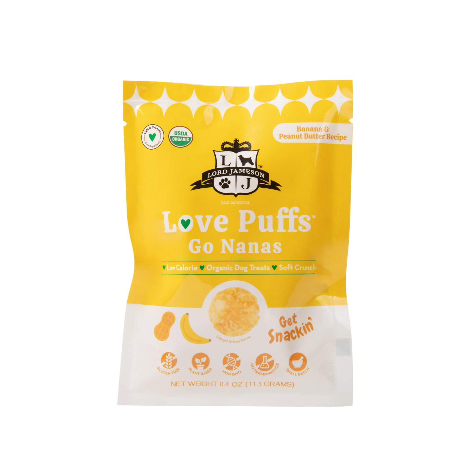 Lord Jameson Love Puff Assortment Grab-n-Go 12 ct Snack Packs + Display