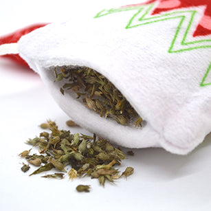Meowijuana Get Stuffed Stocking Fillable Catnip Toy