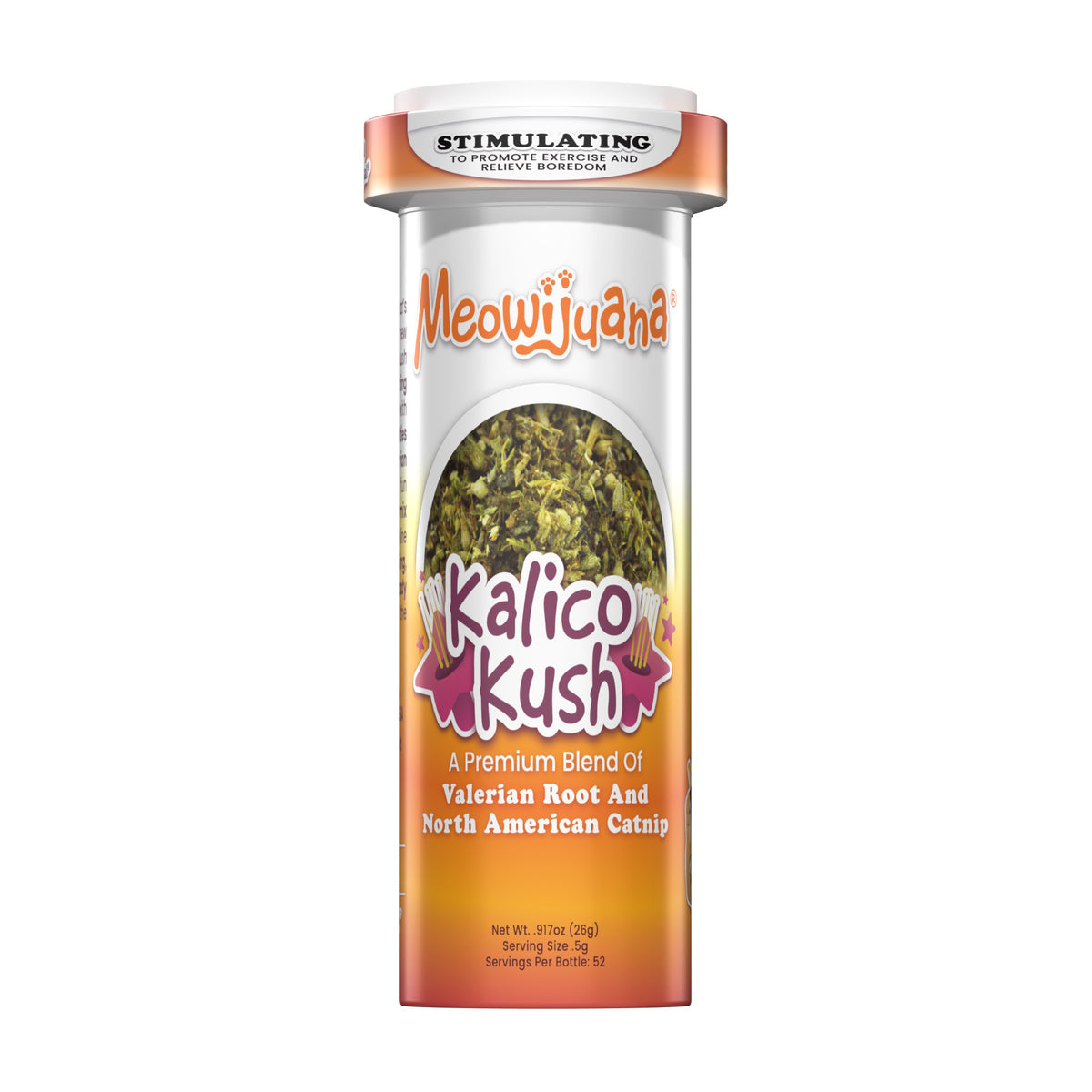 Meowijuana Kalico Kush - Catnip and Valerian Root Blend