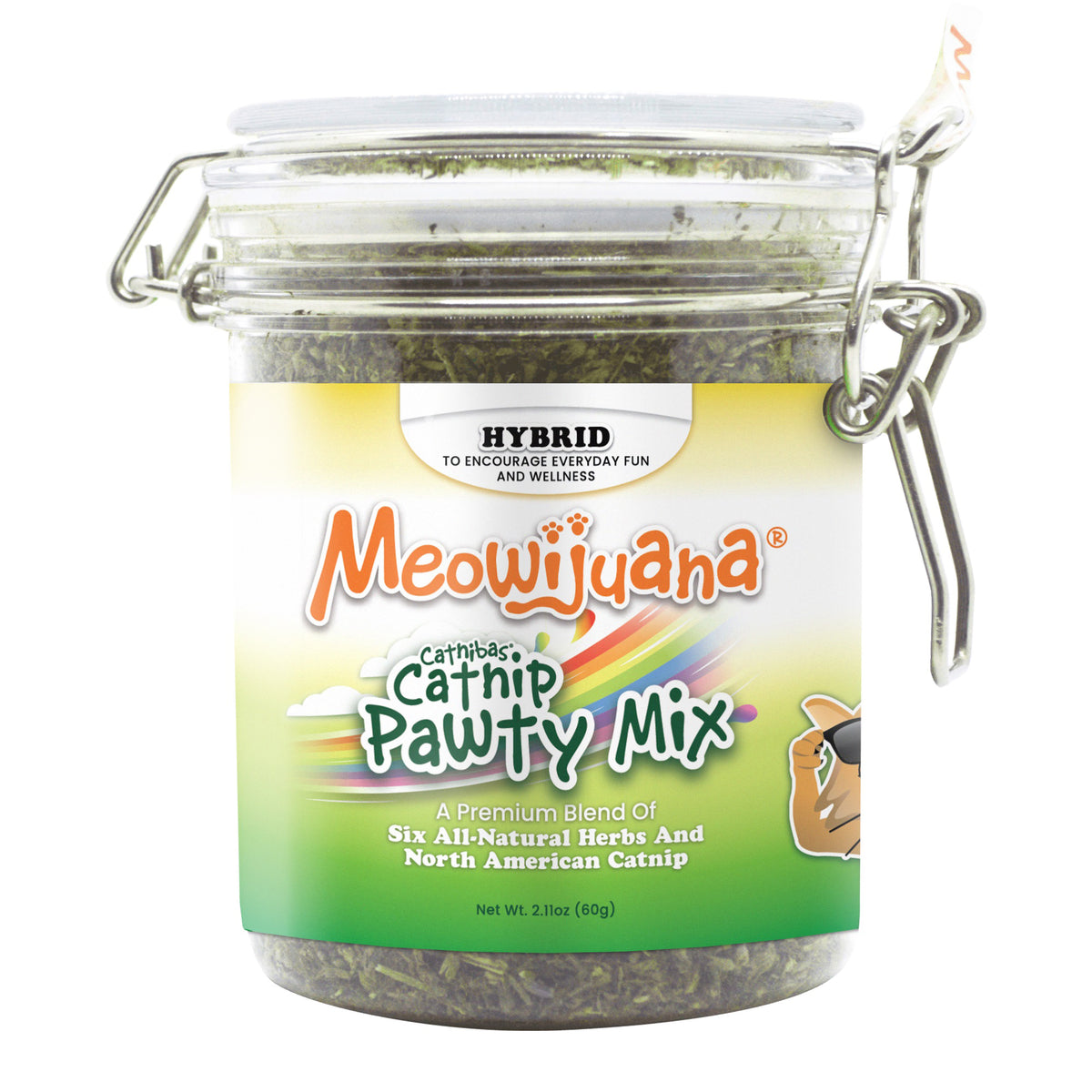 Meowijuana Jar of Pawty Mix
