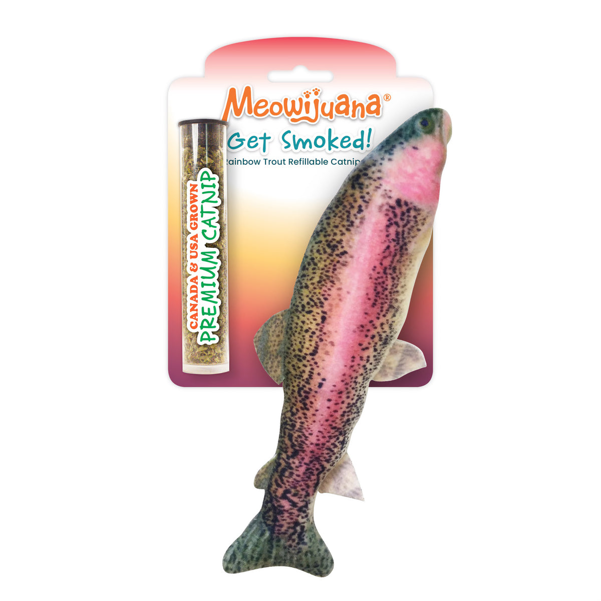 Meowijuana Get Smoked Fish Cat Toy